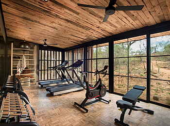 Tengile River Lodge: Fitnessraum