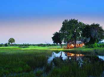 Duba Explorers Camp: Gästezelt am Abend