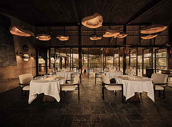Kitirua Plains Lodge: Restaurantbereich