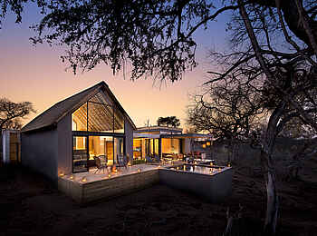 Lion Sands Ivory Lodge: Suite von Außen