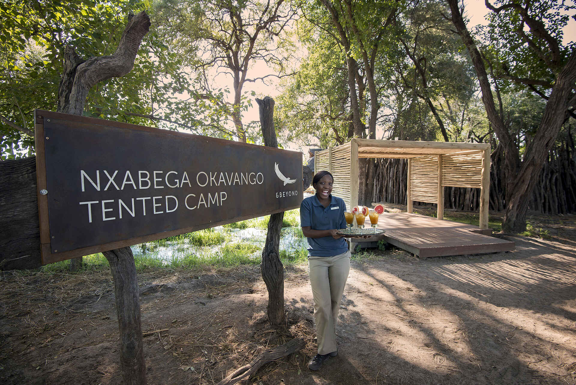 Nxabega Okavango Tented Camp: Begrüßung
