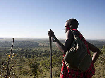 Serian Camp: Blick in die Masai Mara