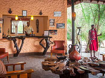 Tipilikwani Mara Camp: Am Empfang