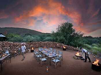 Tswalu Tarkuni Homestead: Dinner Tswalu Tarkuni Homestead: Dinner