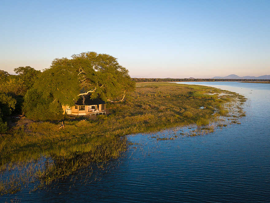 Kuthengo Camp: Luftbild Kuthengo Camp: Luftbild