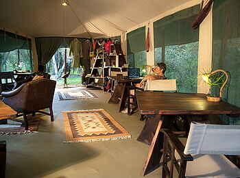 Mara Bush Camp: Lounge Mara Bush Camp: Lounge