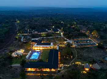 Entikko Safari Lodge: Die Lodge aus der Vogelperspektive Entikko Safari Lodge: Die Lodge aus der Vogelperspektive