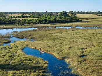 Karangoma Camp: Mokoro Fahrt Karangoma Camp: Mokoro Fahrt