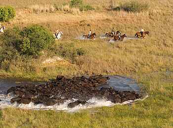 Kujwana Camp: Ausritt mit Begleitung