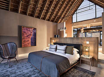 Lion Sands Ivory Lodge: Schlafzimmer