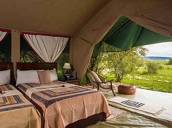 Losokwan Camp: Schlafzimmer mit Aussicht