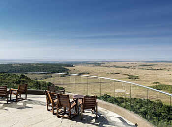 Mara Serena Safari Lodge: Ausblick von der Terrasse Mara Serena Safari Lodge: Ausblick von der Terrasse