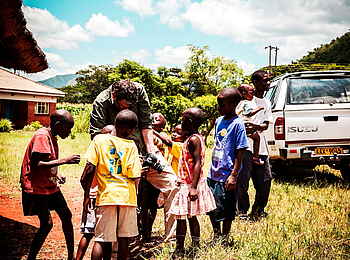 Musangano Lodge: Besuch eines Waisenhauses