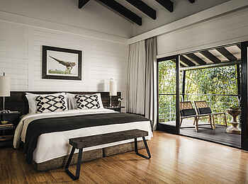 One and Only Nyungwe House: Schlafzimmer mit Balkon One and Only Nyungwe House: Schlafzimmer mit Balkon