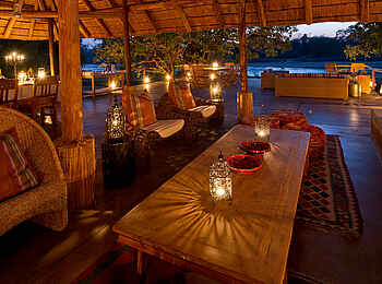 Kapamba Bushcamp: Lounge Kapamba Bushcamp: Lounge