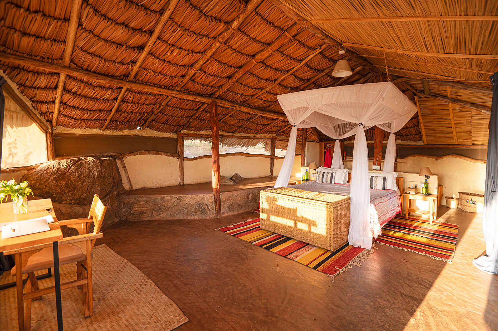 Laikipia Wilderness River Camp: Blick ins Zelt Laikipia Wilderness River Camp: Blick ins Zelt
