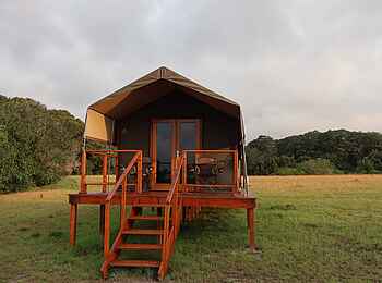 Loango Savannah Camp: Ansicht Gästezelt