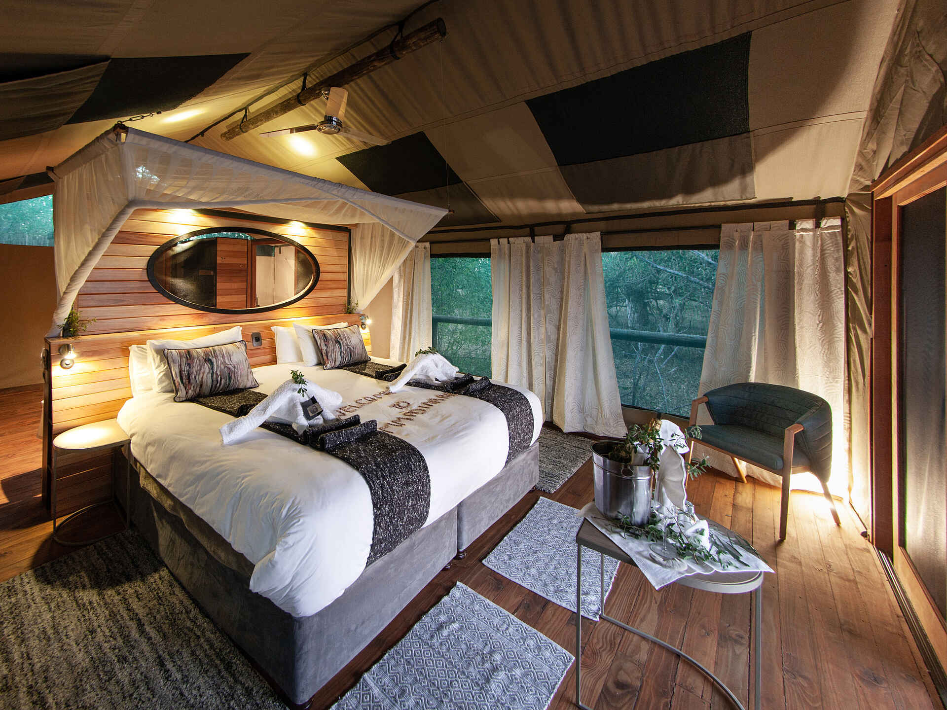 Mma Dinare Camp; Schlafzimmer