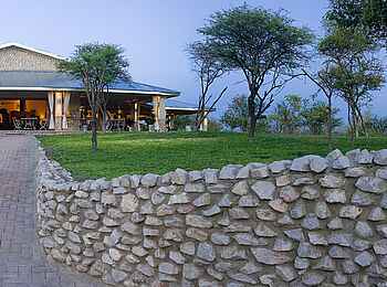 Mushara Outpost: Weg zur Veranda