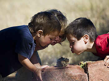 Okonjima Plains Camp: Feuer machen Okonjima Plains Camp: Feuer machen