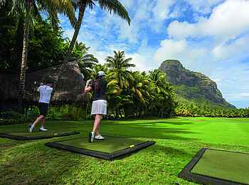Paradis Beachcomber Golf Resort and Spa: Abschlag Paradis Beachcomber Golf Resort and Spa: Abschlag