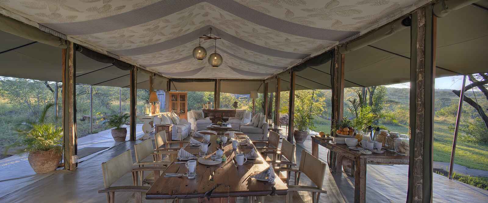 Richards River Camp: Esszimmer Richards River Camp: Esszimmer