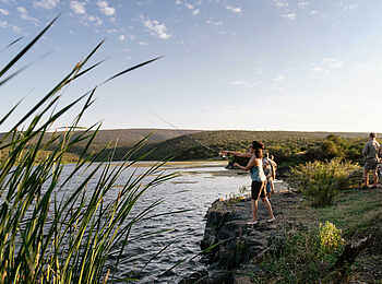 Ecca Lodge: Beim Angeln Ecca Lodge: Beim Angeln