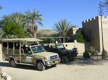 Fort Sesfontein: Zwei offene Game Viewer