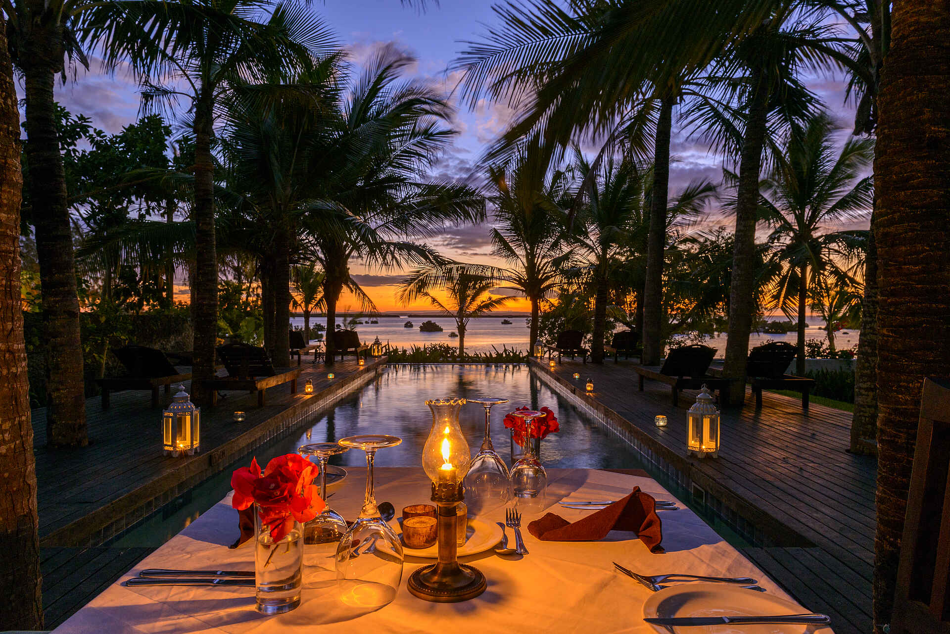 ibo island lodge, ilha do ibo, meerblick, mosambik, privates dinner, swimmingpool, afrikarma, afrikarma safaris, afrikarma safaris - wildnis. hautnah., afrikarma.de