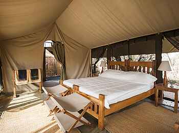 Kigelia Camp: Doppelbett Kigelia Camp: Doppelbett