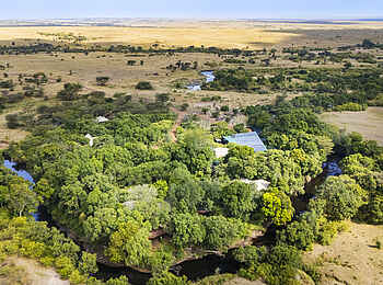 Mara Toto Tree Camp: Das Camp aus der Vogelperspektive