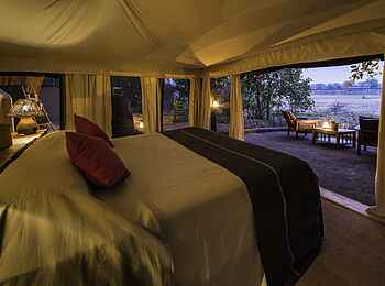 Tena Tena Camp: Blick aus einem Gästezelt