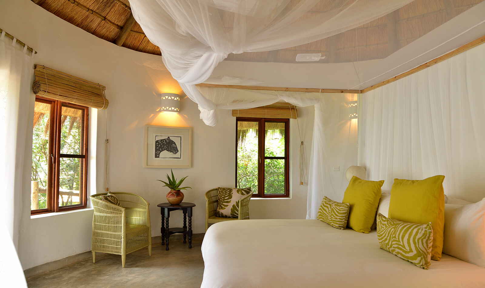 Chobe Bakwena Lodge: Schlafzimmer im Chalet Chobe Bakwena Lodge: Schlafzimmer im Chalet