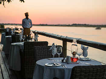 Chobe Game Lodge: Dämmerung