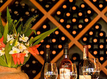 Divava Okavango Lodge and Spa: Der Weinkeller Divava Okavango Lodge and Spa: Der Weinkeller