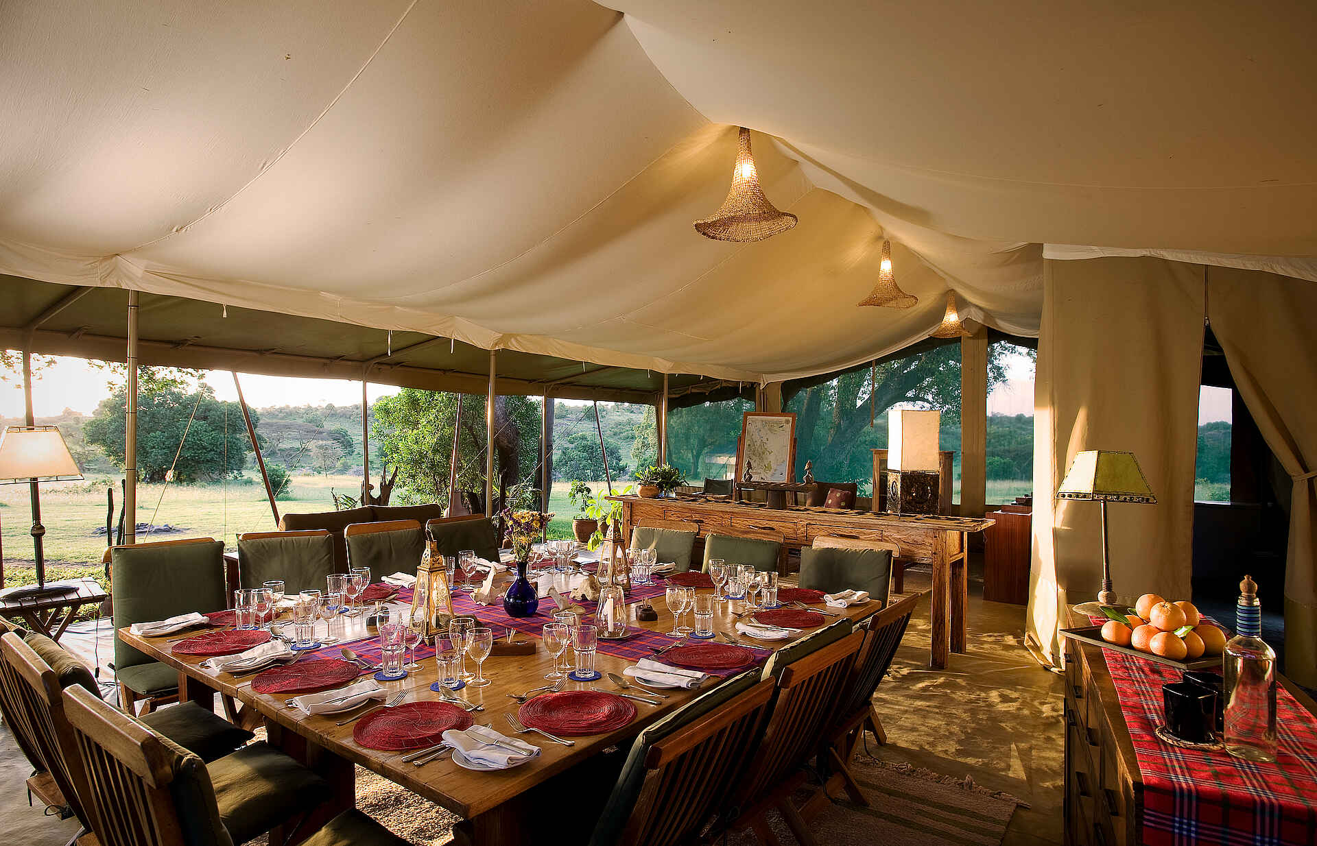 Kicheche Mara Camp: Speisezelt