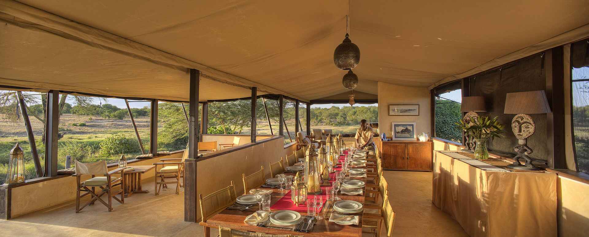 Ol Pejeta Bush Camp: Im Essbereich
