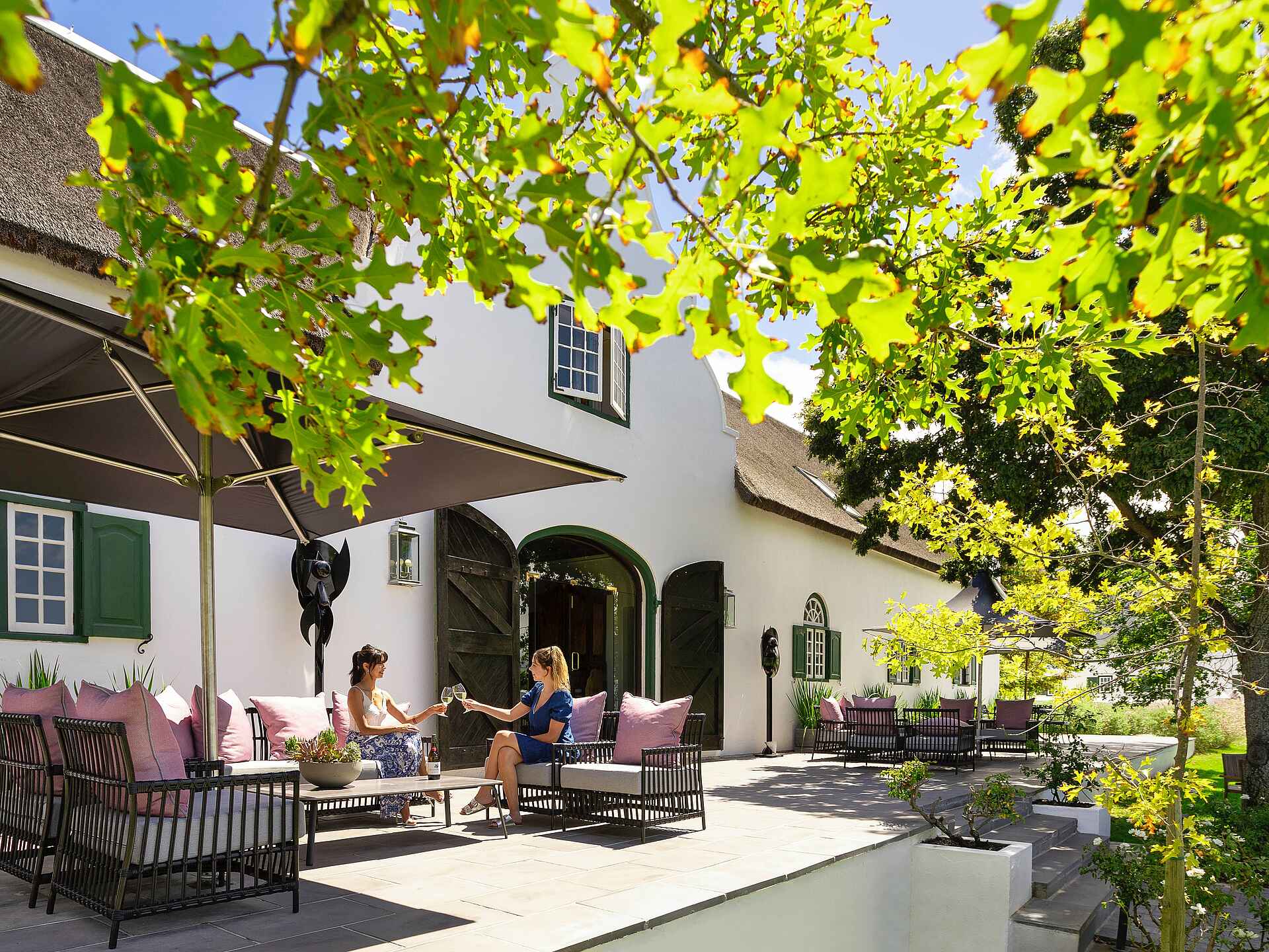 Steenberg Hotel: Terrasse