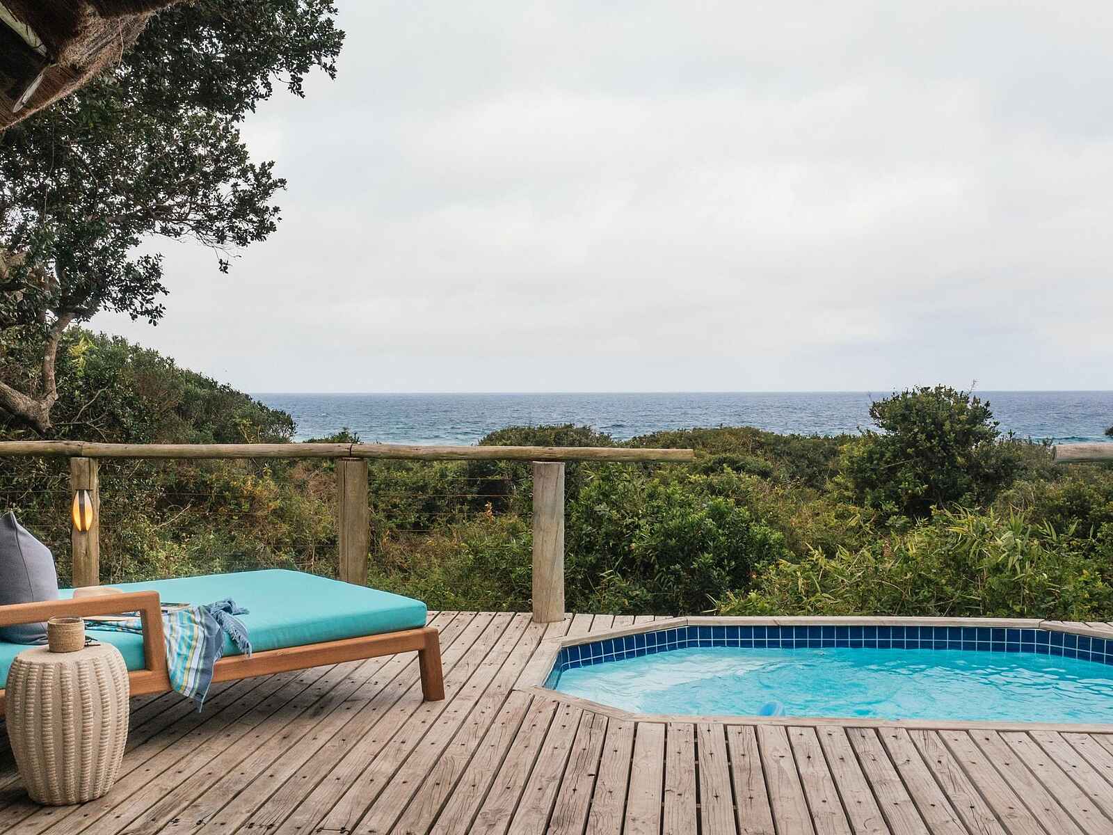 Thonga Beach Lodge: Privatpool mit Meerblick Thonga Beach Lodge: Privatpool mit Meerblick