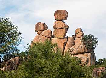 Matobo Hills Lodge: Felsskulptur Matobo Hills Lodge: Felsskulptur