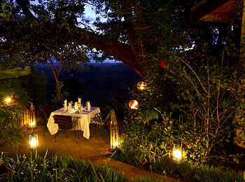 Gibbs Farm: Romantisches Dinner im Freien