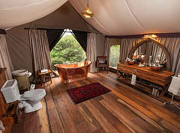 Mara Nyika Camp: Das Gästebad