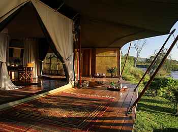 Ngare Serian Camp: Gästezelt am Mara River