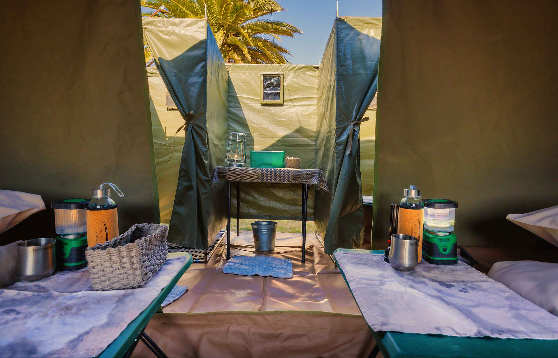 Standard Camping: Zugang zum Bad