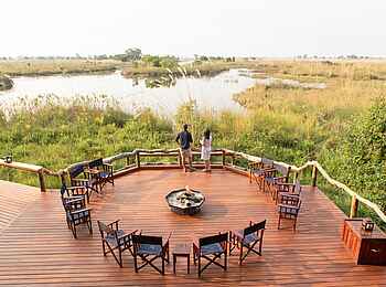 Shinde Lodge: Aussicht vom Hauptbereich Shinde Lodge: Aussicht vom Hauptbereich