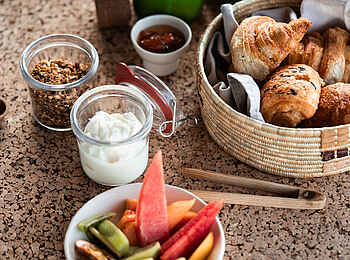 Singita Milele: Frühstück