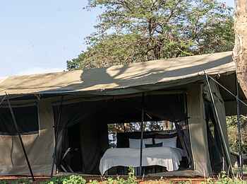 Basecamp Adventure: Blick in ein Gästezelt Basecamp Adventure: Blick in ein Gästezelt