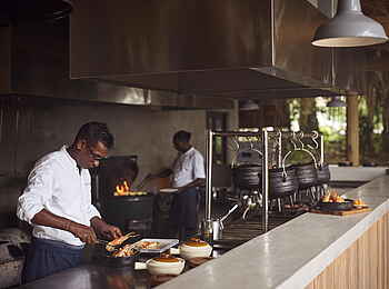 LUX Grand Gaube: Am Grill LUX Grand Gaube: Am Grill