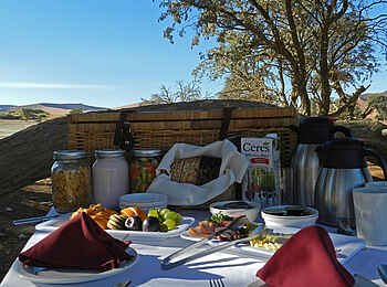 Sossusvlei Lodge: Bush Breakfast