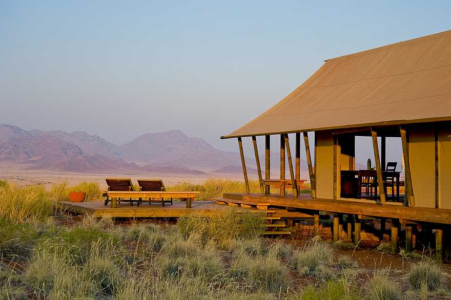 Wolwedans Dune Camp: Gästezelt mit Deck Wolwedans Dune Camp: Gästezelt mit Deck